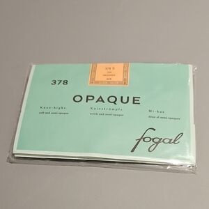 Fogal Opaque Knee-Highs in Mint